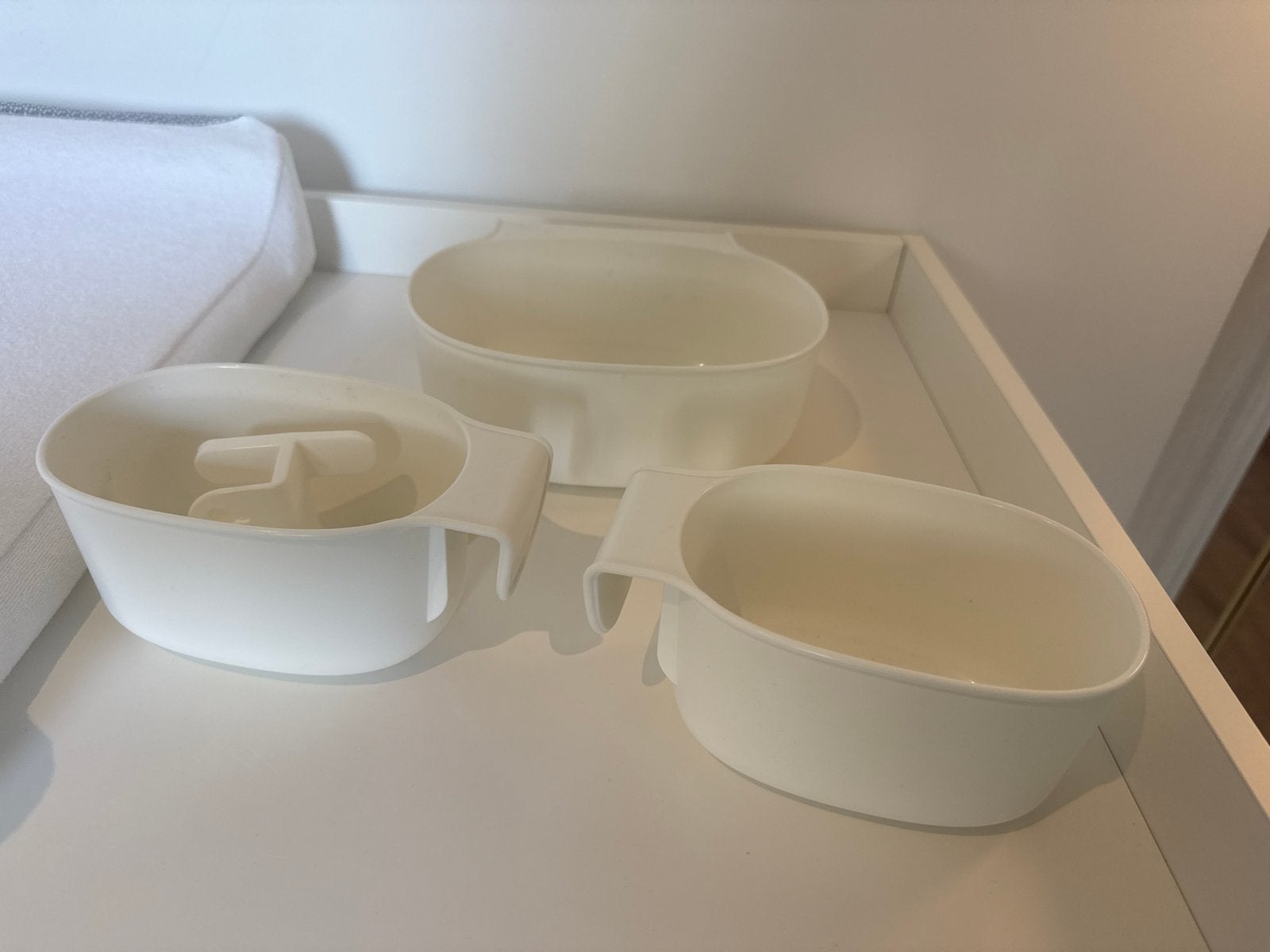 IKEA LÄTTSAM Badje voor babyverzorging, 3 stuks, Ophalen, Gebruikt