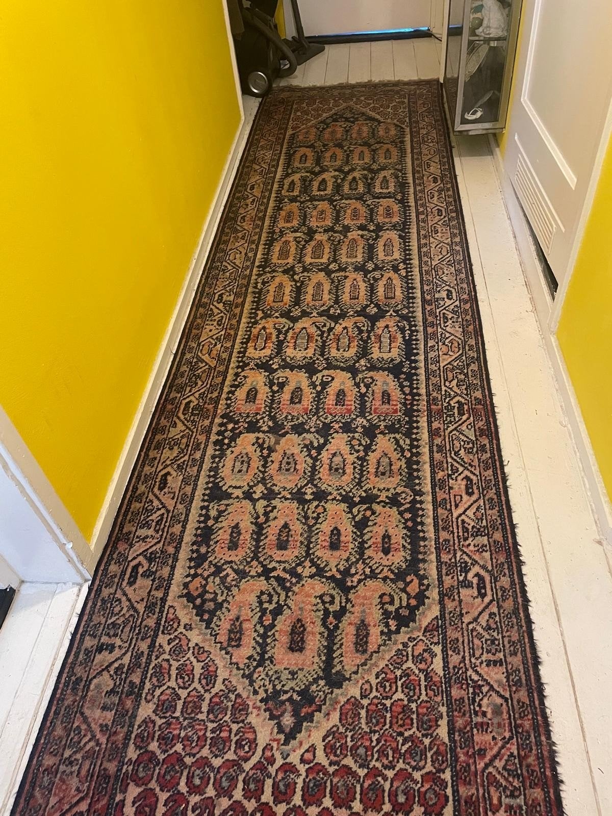 Perzisch tapijt loper 88 x 335 cm, Perzisch, 200 cm of meer, Rechthoekig, 50 tot 100 cm