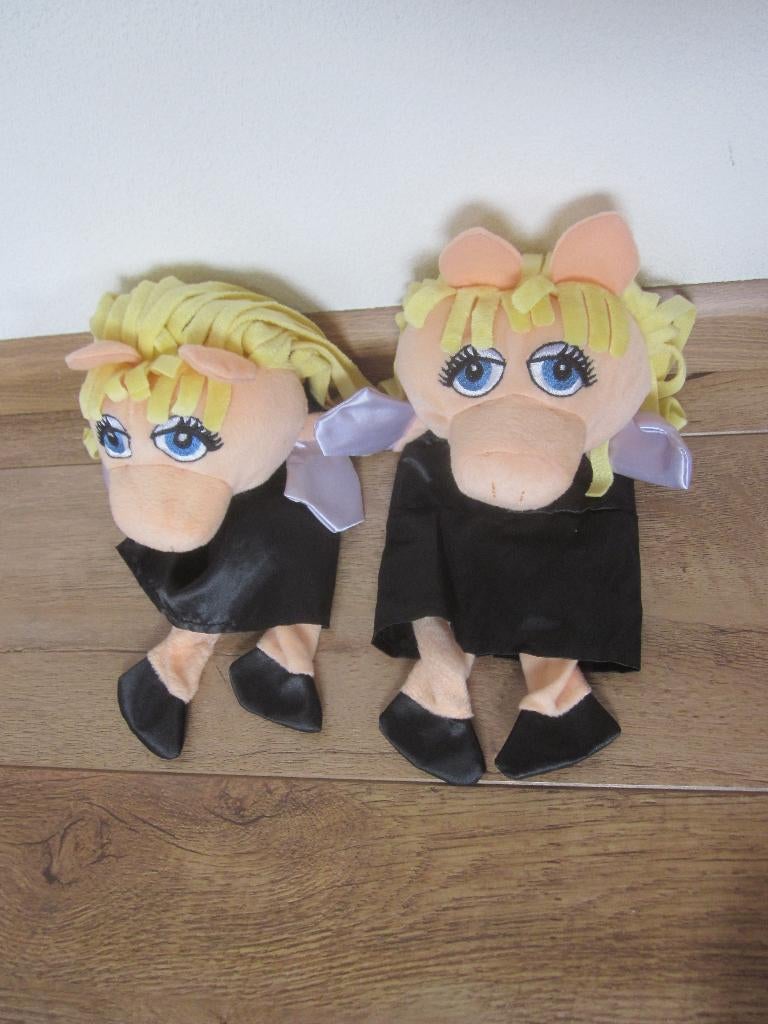 The Muppets Mega Albert Heijn Disney Miss Piggy handpop 2x, Ophalen of Verzenden, Nieuw, Overige typen