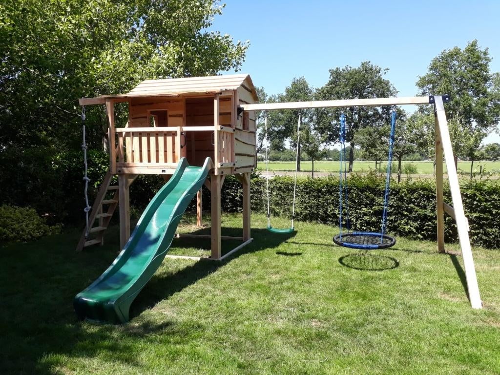 BOOMHUT VILLA speeltoren speelhuis klimtoren speeltoestel, Kinderen en Baby's, Speelgoed | Buiten | Speeltoestellen, Ophalen, Nieuw