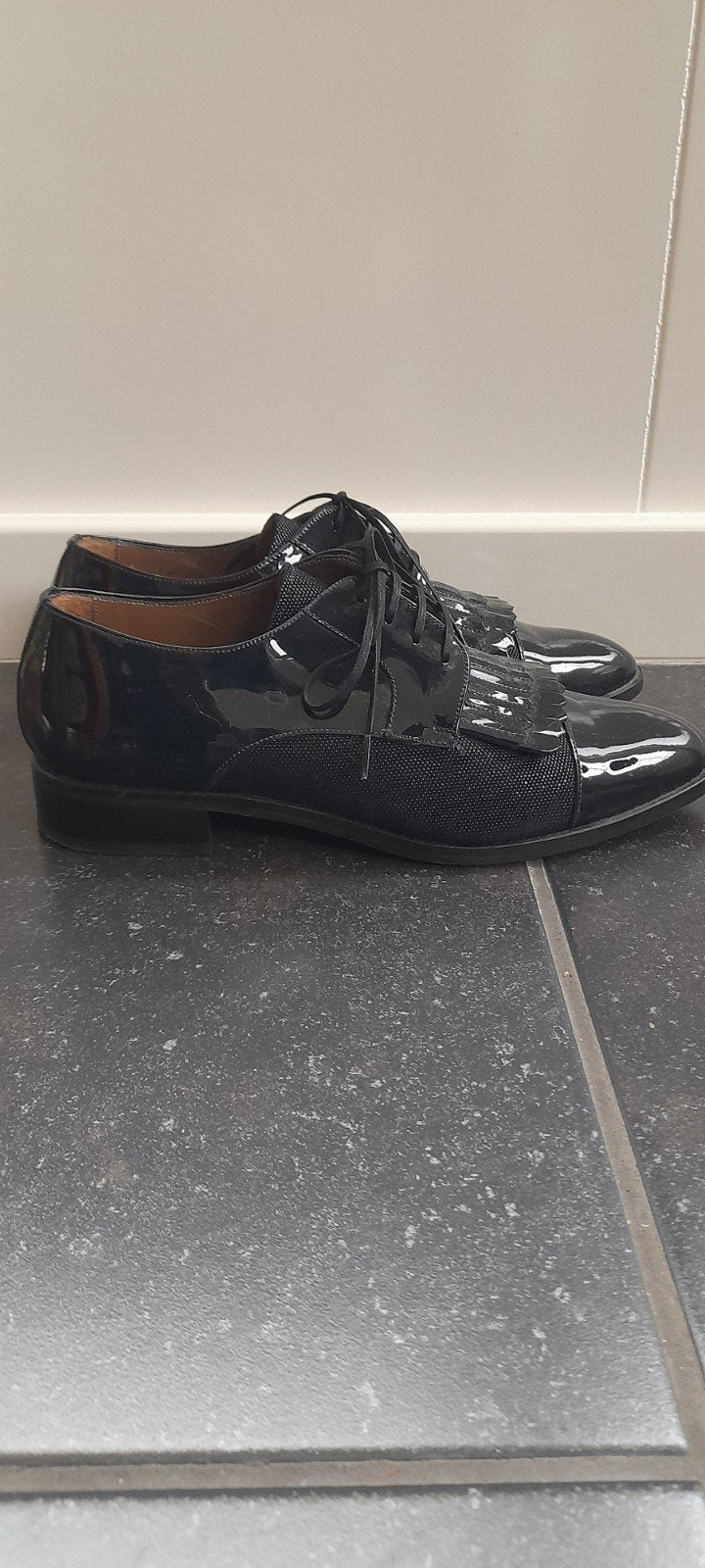 Pertini schoenen 38,5, Kleding | Dames, Schoenen met lage hakken, Zwart, Ophalen of Verzenden, Zo goed als nieuw