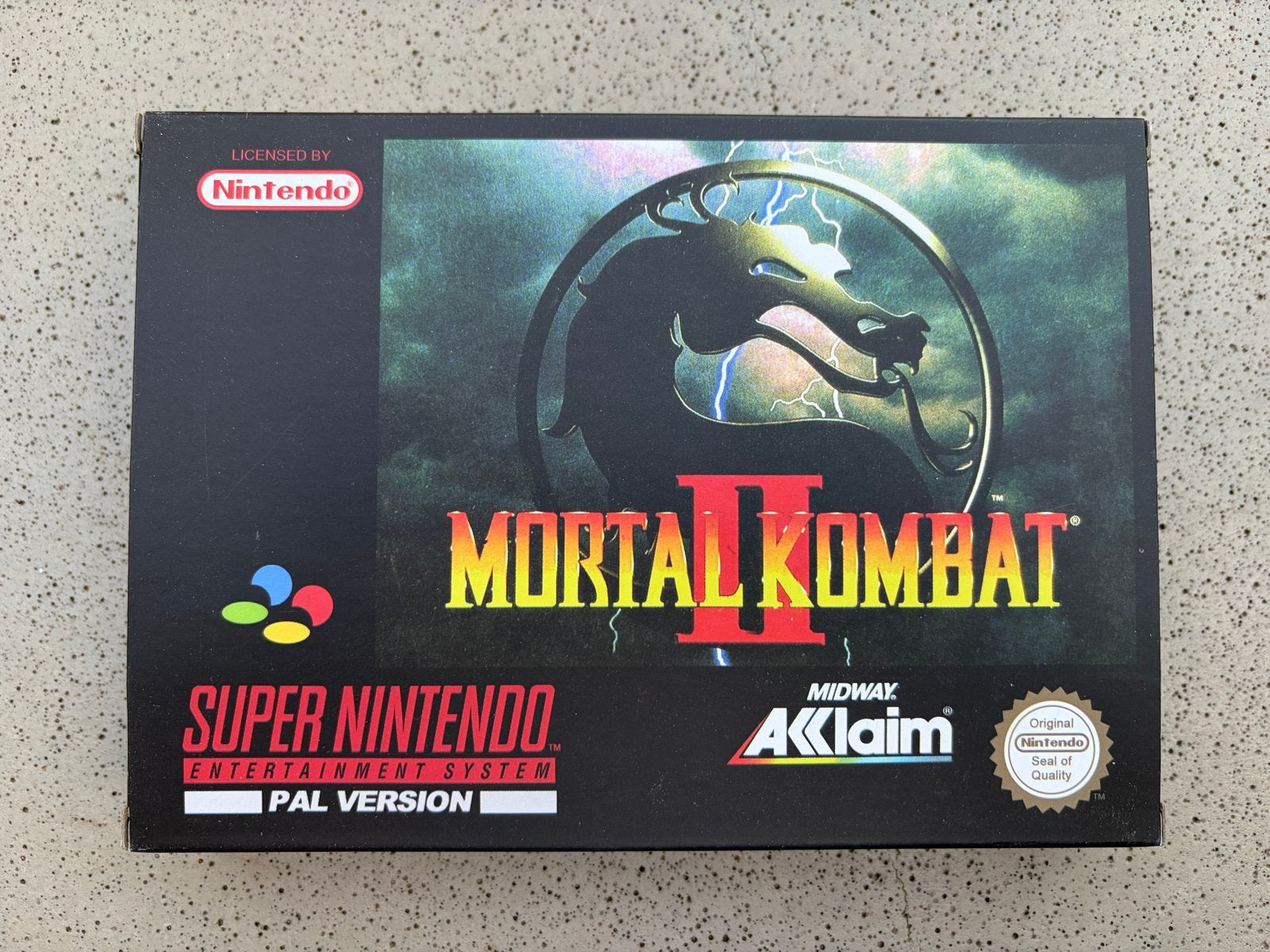 Mortal Kombat II - Super Nintendo (SNES) PAL, Gebruikt, Vechten, 2 spelers, Eén computer