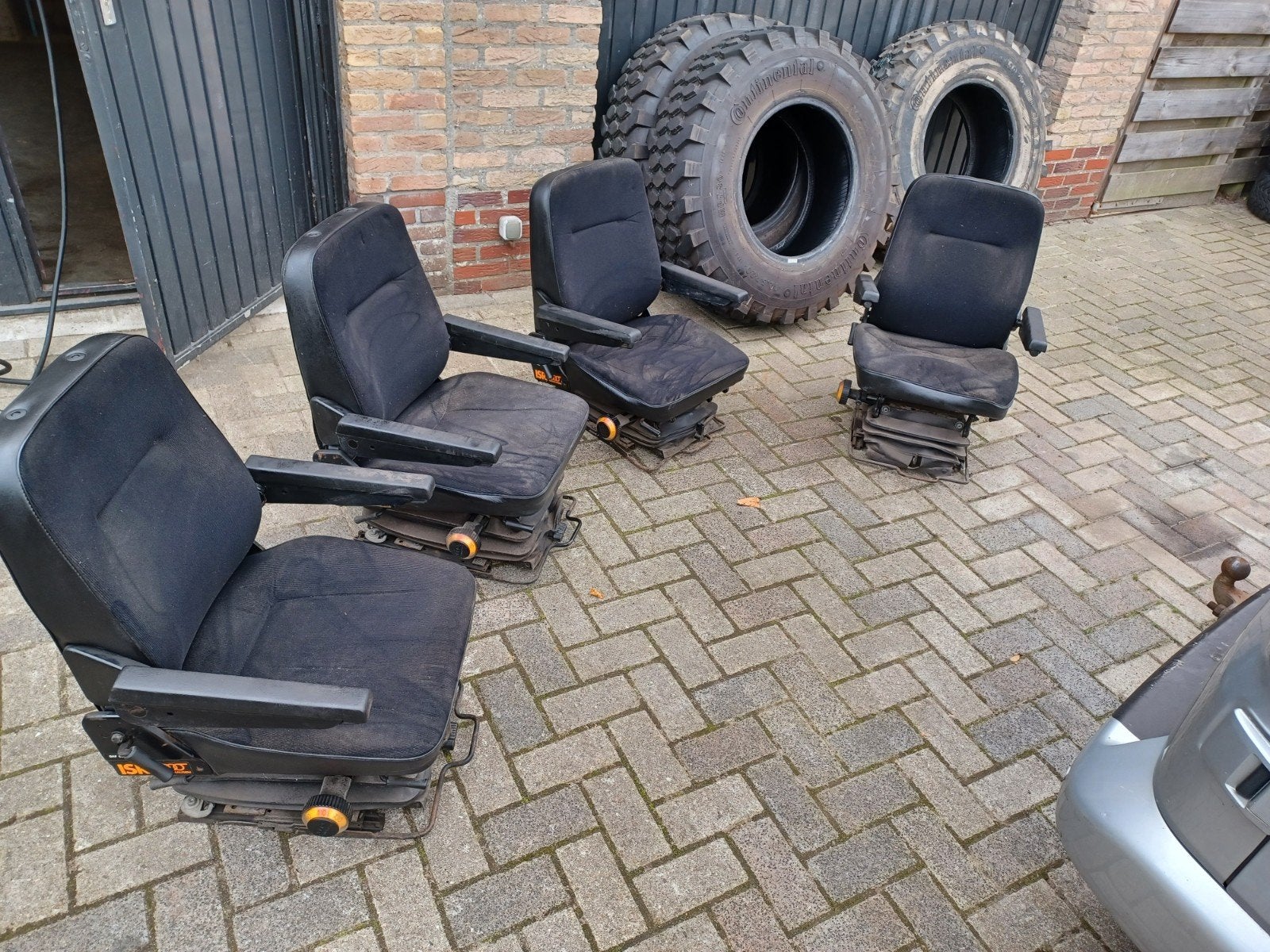 4x ISRI DAF 0082941 Stoel - Gebruikt, Info@isri.de, ISRI, Gebruikt, Ophalen of Verzenden