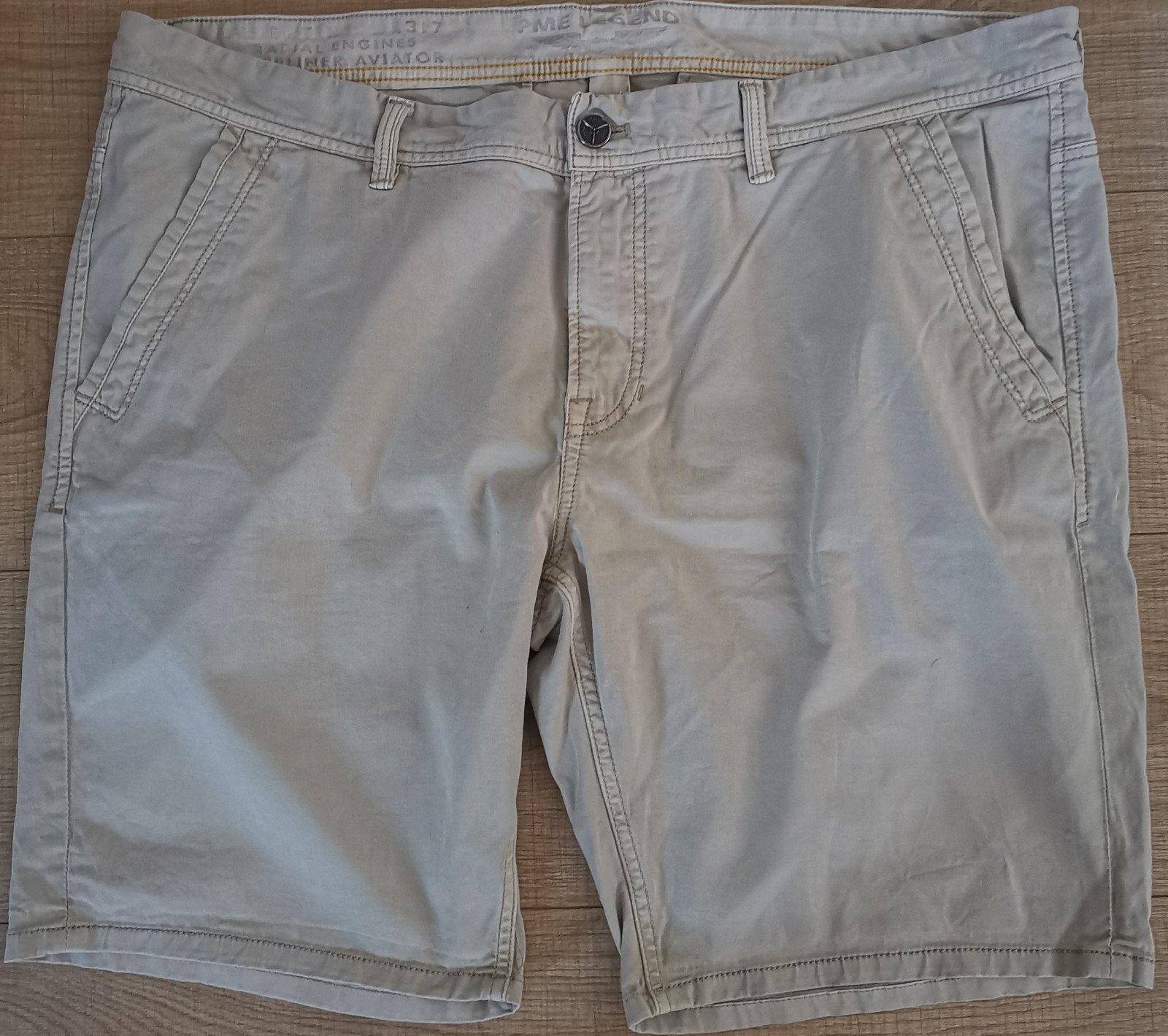 PME LEGEND Chino short maat W42, State of Art, Verzenden, Beige, Overige maten