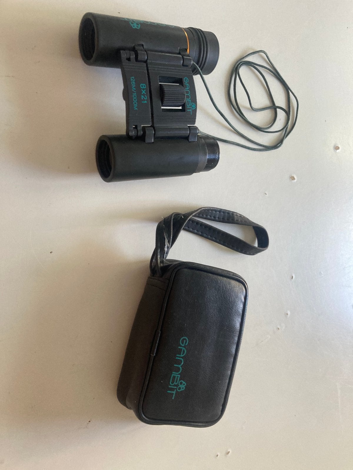 Te koop oude Gambit kleine verrekijker, Ophalen, Gebruikt, Met hoes of tas