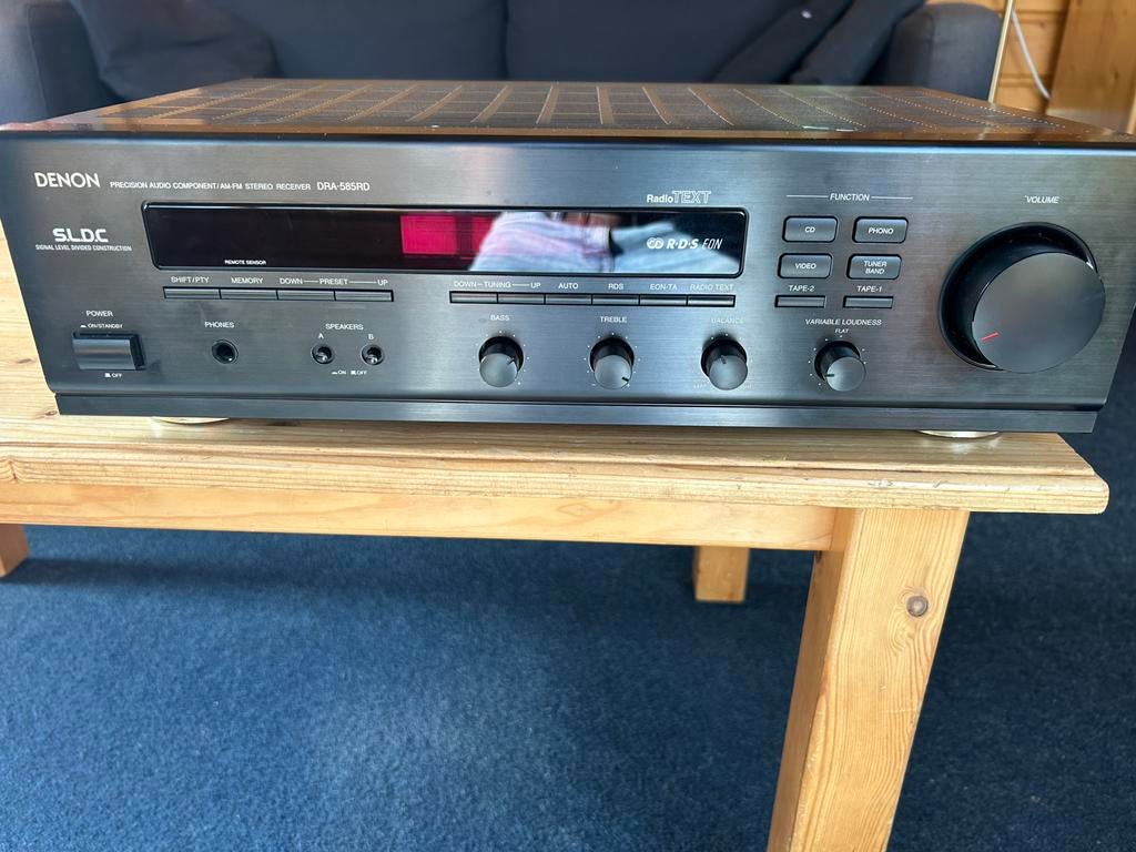 Denon reciever DRA-585RD. Opknapper, Ophalen of Verzenden, 120 watt of meer, Denon