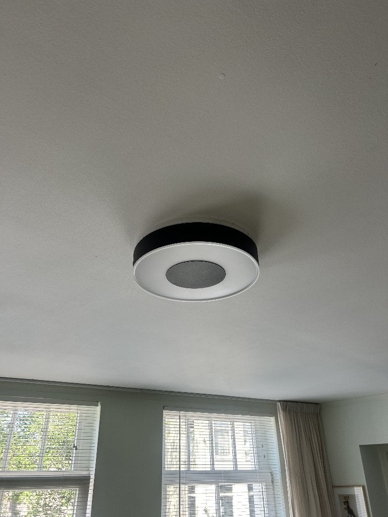 Philips Hue Infuse M plafondlamp White and Color Zwart, Ophalen of Verzenden, Gebruikt, Kunststof, Design