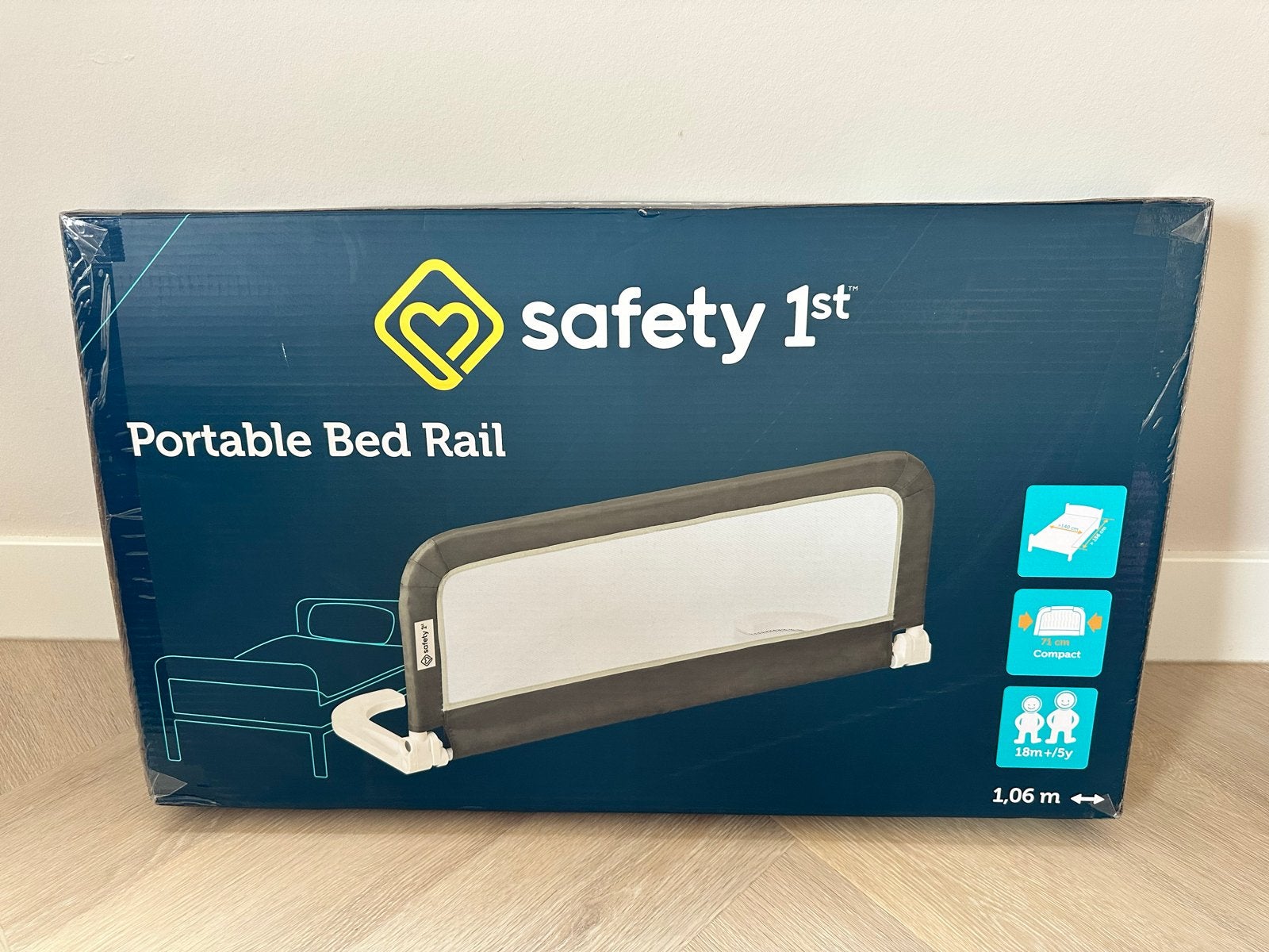 Safety 1st Portable Bed Rail bedhek baby kind Nieuw in doos, Ophalen, Nieuw, 140 tot 160 cm, 70 tot 85 cm