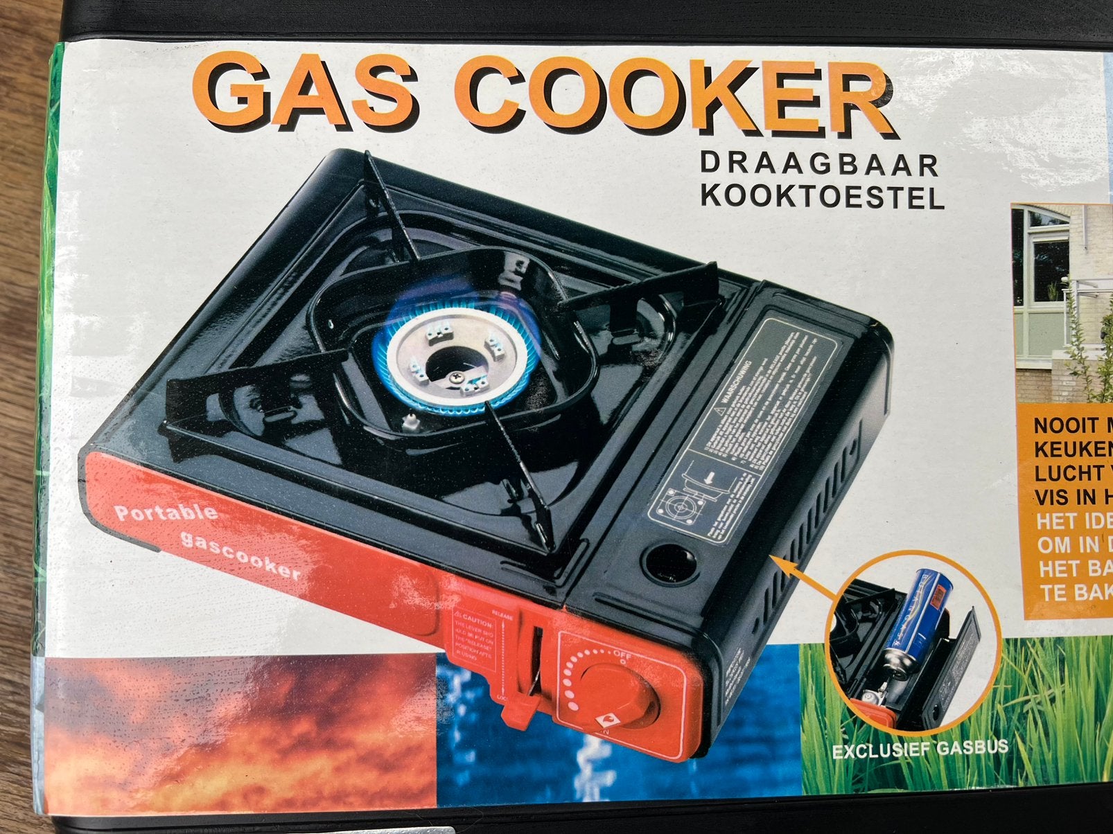 Draagbaar Gas Kooktoestel, Caravans en Kamperen, Ophalen of Verzenden, Nieuw