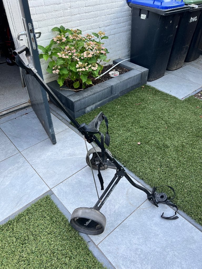 Golftrolley, Ophalen, Gebruikt, Golfkar