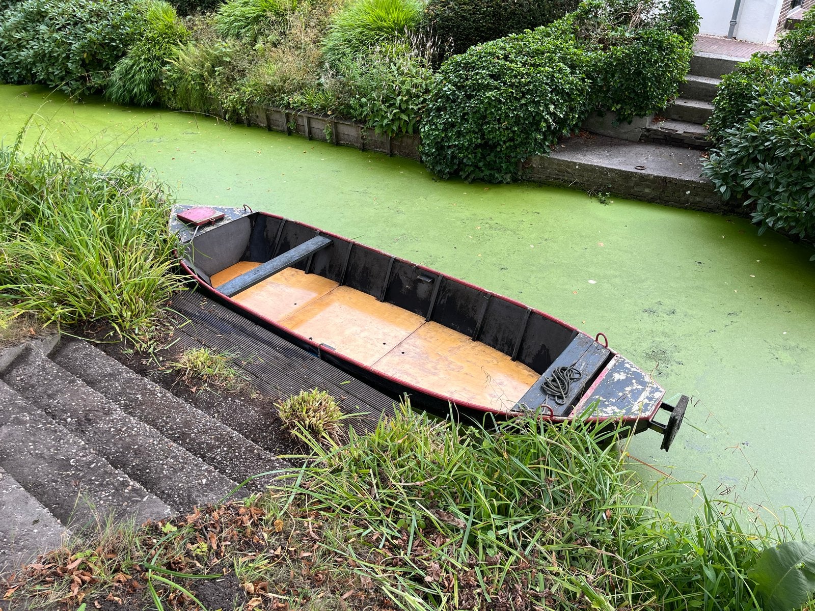 Tuindersschuit 5,4 meter, Watersport en Boten, Ophalen, Gebruikt, Staal, Diesel