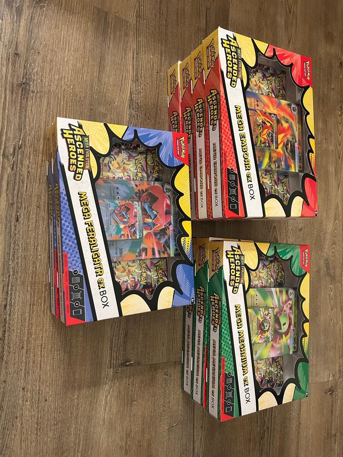 Pokémon Ascended Heroes Mega EX Boxen (10 stuks), Ophalen of Verzenden, Nieuw, Boosterbox