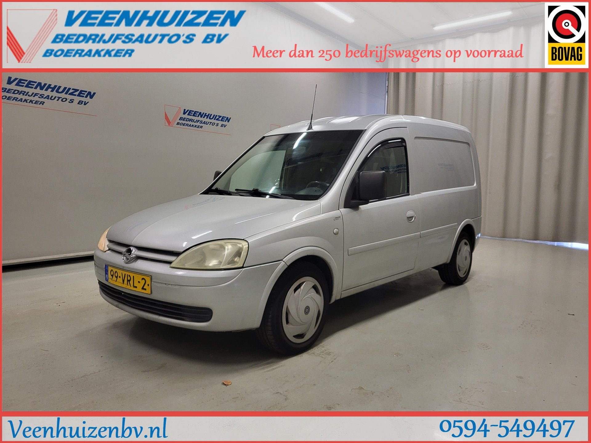 Opel Combo 1.7CDTi Airco Trekhaak Marge (bj 2008), Auto's, Bestelauto's, Voorwielaandrijving, 4 cilinders, 1686 cc, Origineel Nederlands