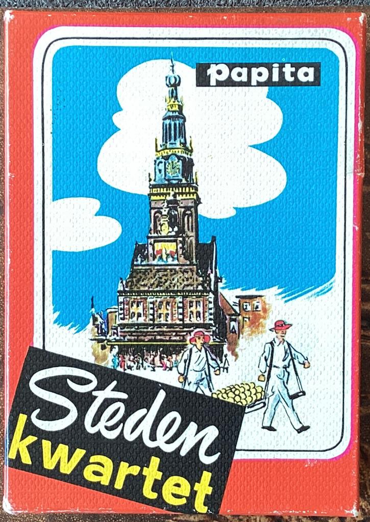 Vintage steden kwartetspel, Hobby en Vrije tijd, Gezelschapsspellen | Kaartspellen, Ophalen of Verzenden, Zo goed als nieuw