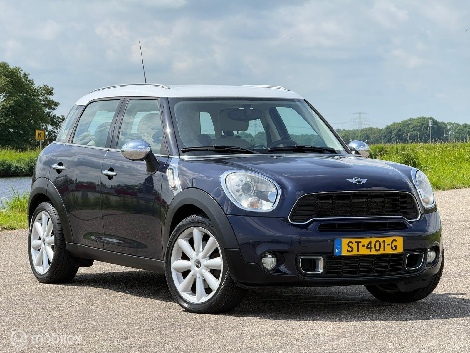 Mini Countryman 1.6 Cooper S, Xenon Automaat, Leer !, Auto's, Mini, Euro 5, Gebruikt, Blauw, 14 km/l