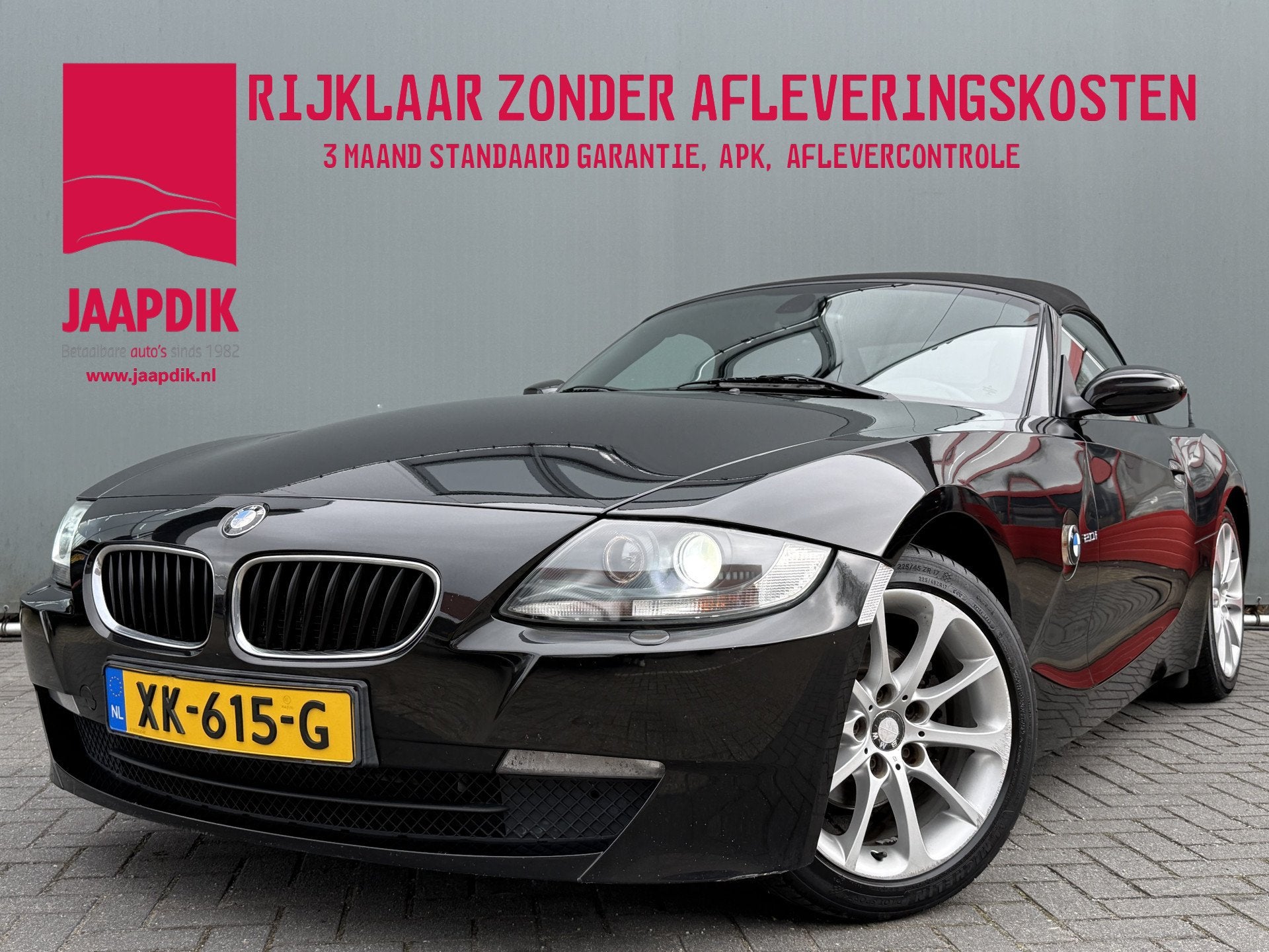 BMW Z4 Roadster BWJ 2006 2.0i 150 PK Introduction FULL LED |, 13 km/l, Zwart, 4 cilinders, Zwart