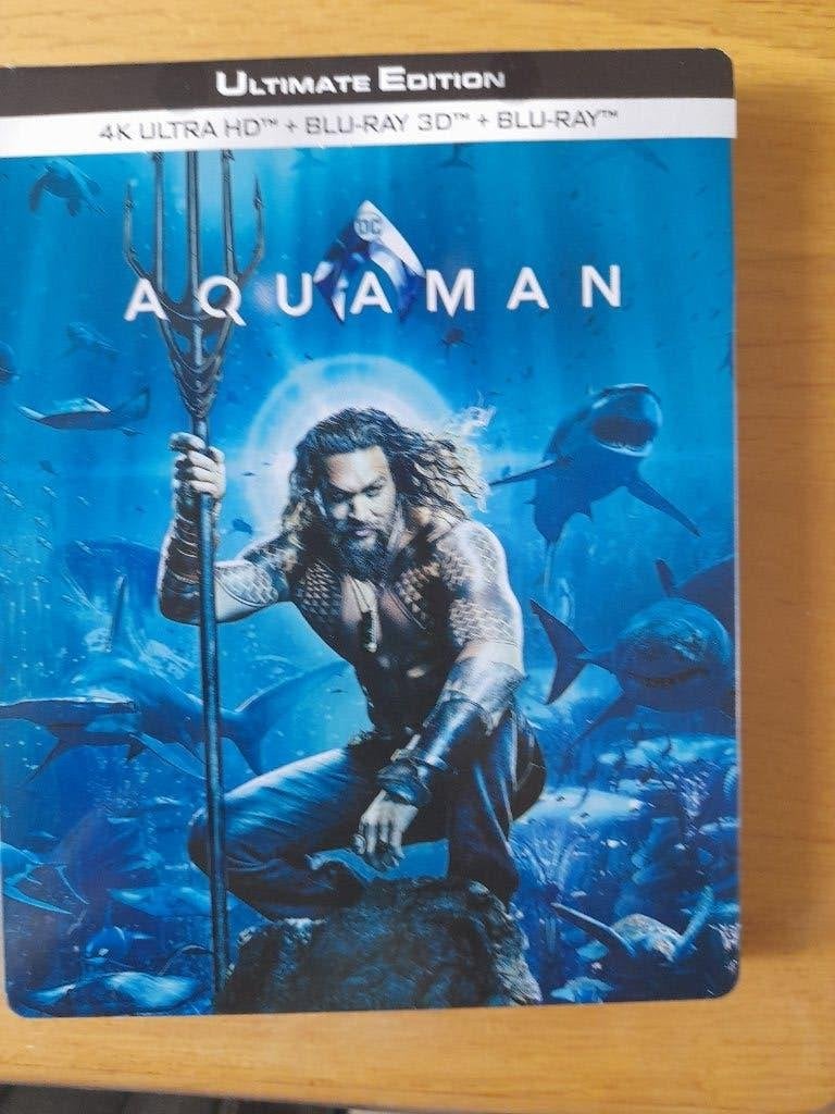 Aquaman 4K + 3D Fnac Exclusive SteelBook /Ultimate Edition, Film, 4K Ultra HD Blu-ray, Ophalen of Verzenden, Zo goed als nieuw