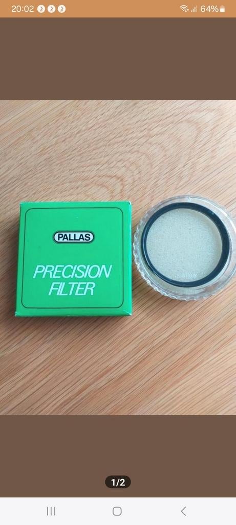 Pallas Precision filter 49mm, Audio, Tv en Foto, Fotografie | Filters, Ophalen, Zo goed als nieuw, Minder dan 50 mm, Overige typen