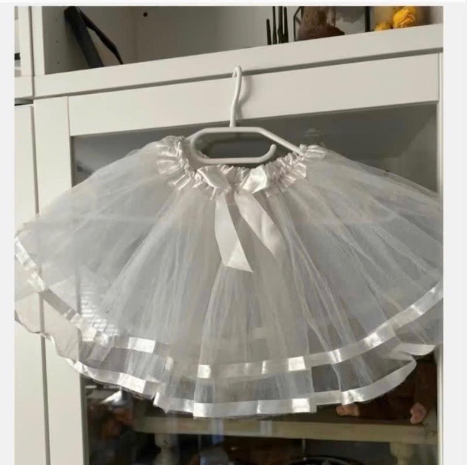 Wit Tutu petticoat Rokje - kindermaat elastiek, 27 cm, Sport en Fitness, Ballet, Overige typen, Ophalen of Verzenden, Zo goed als nieuw