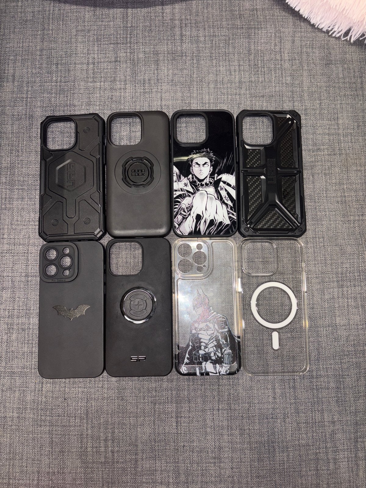 iPhone 15 Pro Max Hoesjes: Batman, Quadlock, SP Connect, App, Quad Lock, Hoesje of Tasje, Ophalen of Verzenden, Zo goed als nieuw