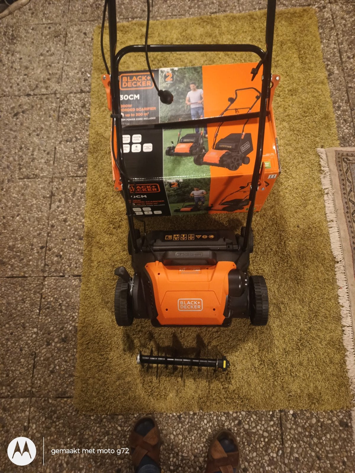 Black en Decker verticuteermachine, Tuin en Terras, Ophalen, Zo goed als nieuw