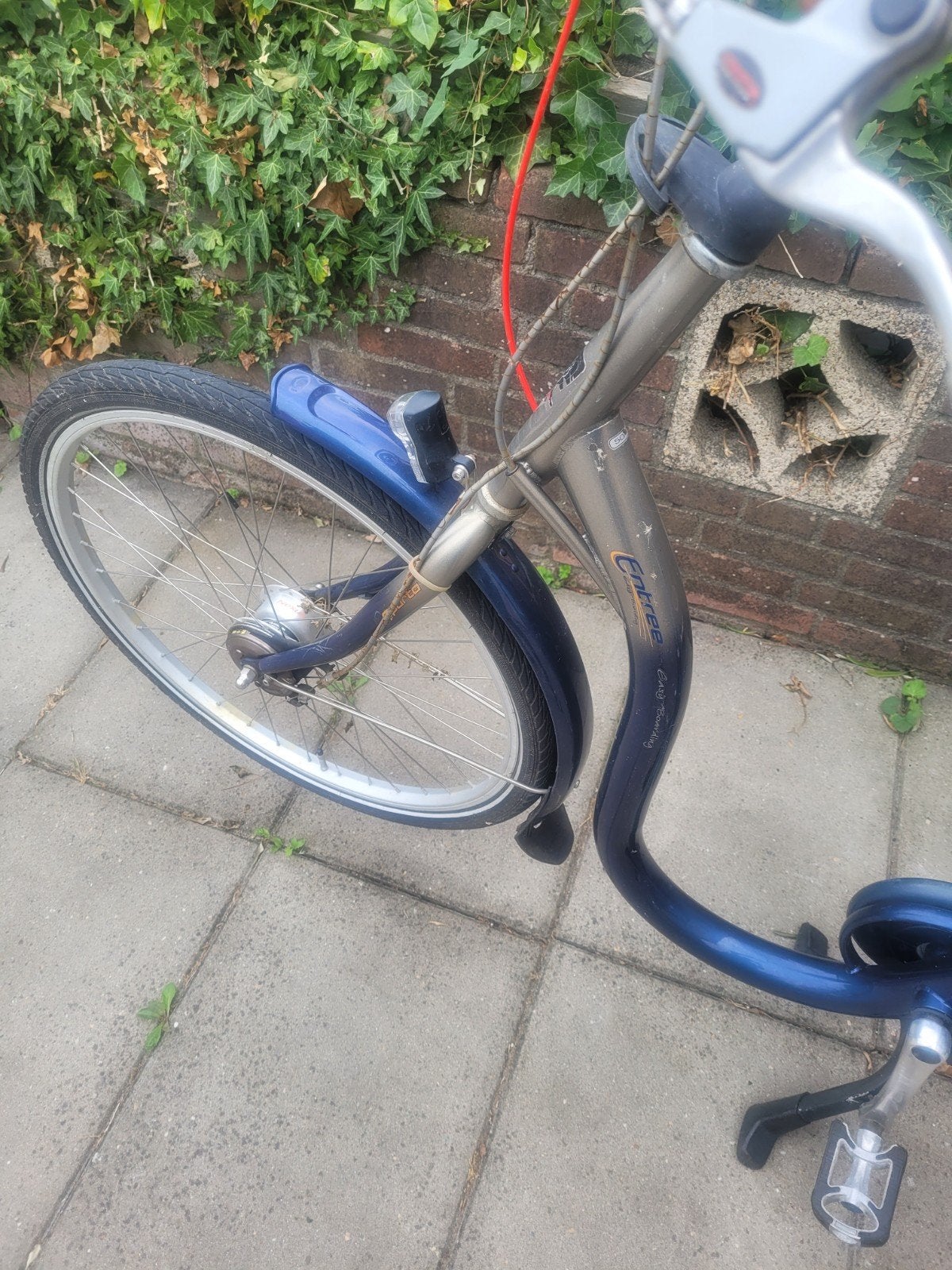 Entree fiets met lage instap, Velgrem, Ophalen, Overige merken, 53 tot 56 cm