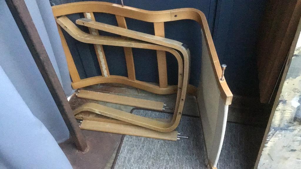 Gratis ikea poäng stoel, Huis en Inrichting, Stoelen, Ophalen, Gebruikt, Bruin, Stof