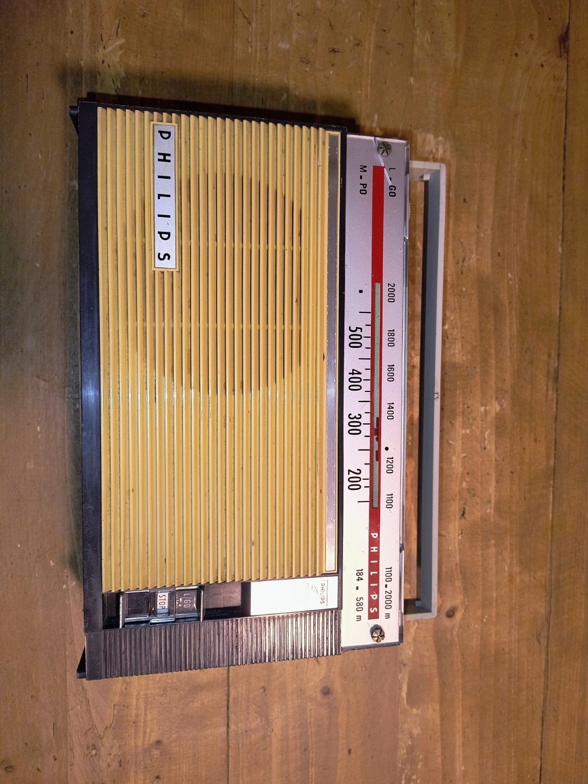 Philips Transistorradio uit de jaren '60 - Vintage Model, Ophalen of Verzenden, Gebruikt, Transistorradio