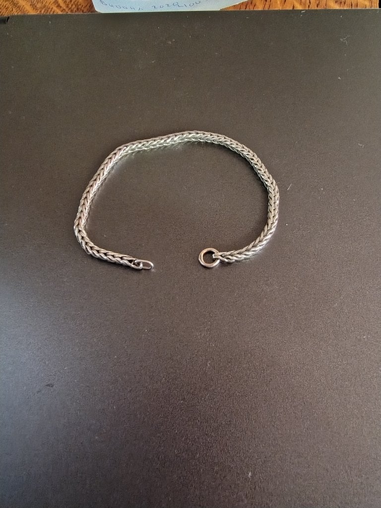 trollbeads armband 17 cm, Sieraden, Tassen en Uiterlijk, Ophalen of Verzenden, Nieuw, Zilver, Zilver