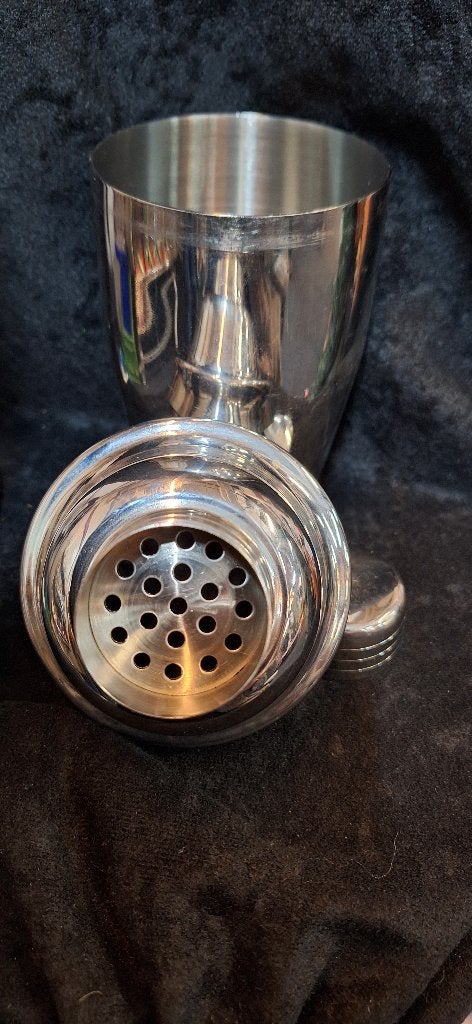 cocktail shaker, Overige typen, Zilver, Ophalen of Verzenden, Zo goed als nieuw