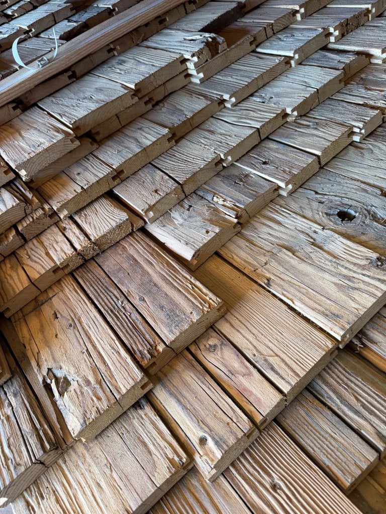 Houten wandplanken | Handgehakt hout | Wandpanelen muurhout, Doe-het-zelf en Verbouw, Ophalen