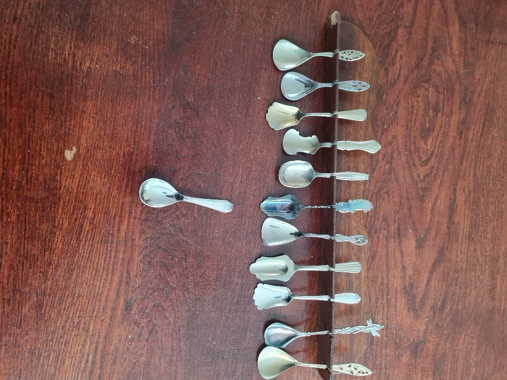 Vintage theelepel rekje, Ophalen of Verzenden