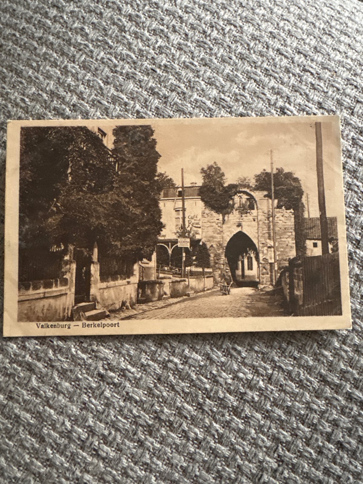Oude ansichtkaart Valkenburg - Berkelpoort, Verzamelen, Ansichtkaarten | Nederland, Ophalen of Verzenden, Voor 1920, Gelopen, Limburg