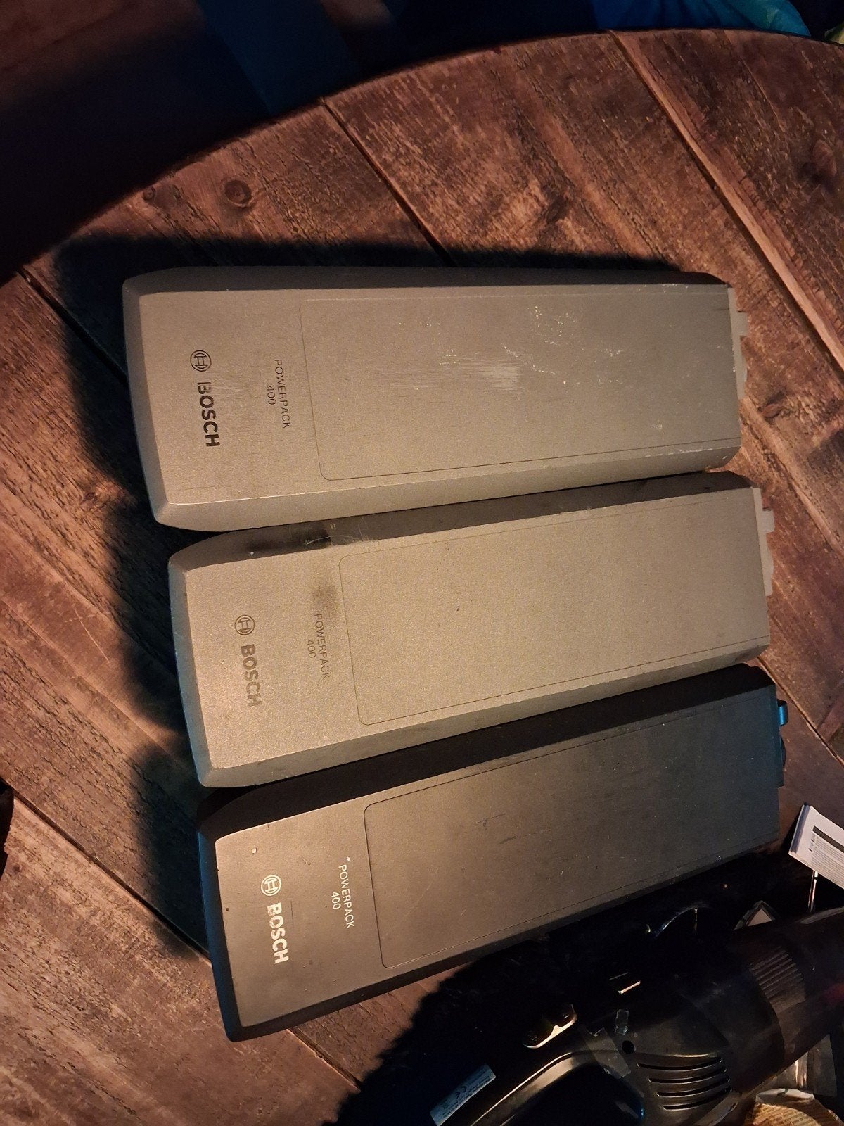drie defecten accu's te koop