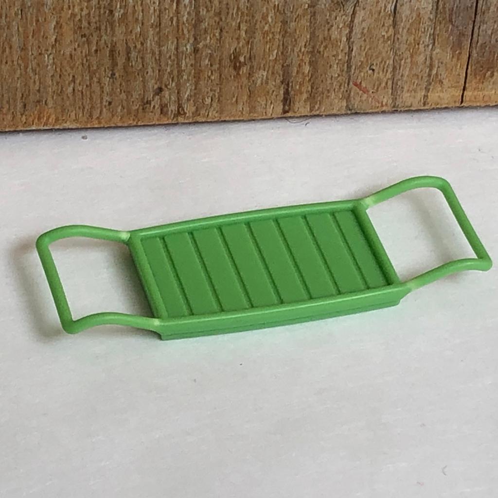 Groen vintage Barbie bad rek van badkamer set, Verzamelen, Ophalen of Verzenden, Zo goed als nieuw, Decoratie