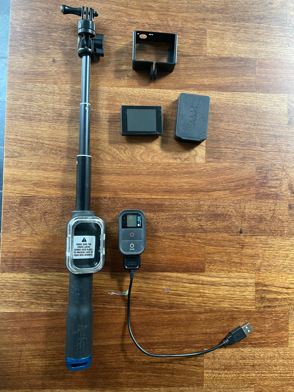 GoPro 3+ accessoires: Afstandsbediening, LCD scherm, Selfies, Ophalen of Verzenden, Gebruikt, GoPro