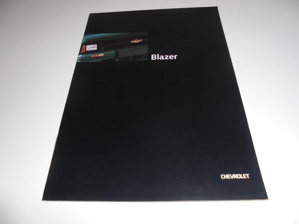 brochure Chevrolet Blazer  1995, Ophalen of Verzenden, Nieuw, Chevrolet