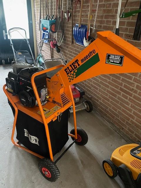 Hakselaar Benzine, Tuin en Terras, Hakselaars, Benzine, Gebruikt, Met opvangzak, Ophalen