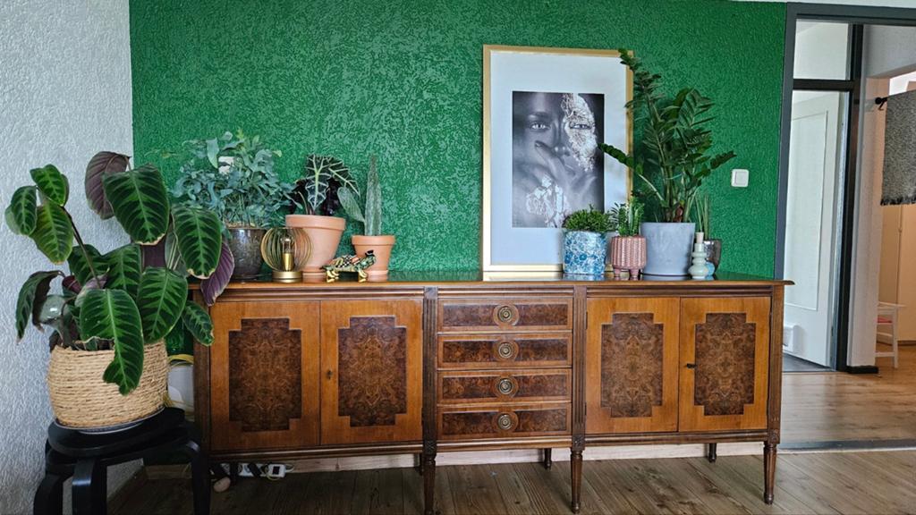 Antieke Console / Dressoir met Prachtig Houtsnijwerk, Ophalen of Verzenden