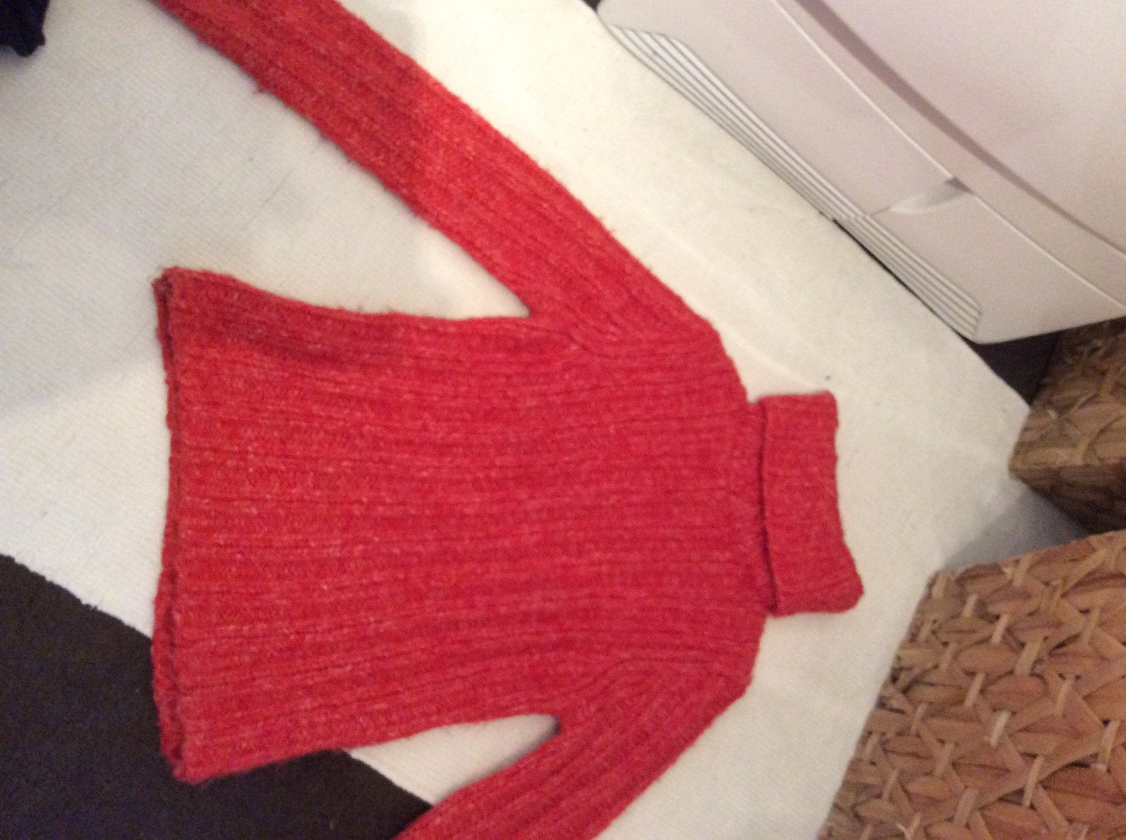 Trui col rood 34/36, Kleding | Dames, Truien en Vesten, Ophalen of Verzenden, Zo goed als nieuw, Maat 34 (XS) of kleiner, Rood