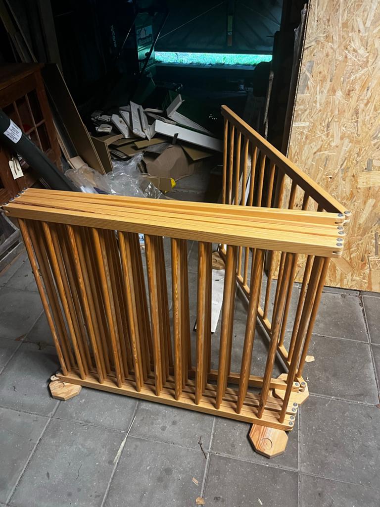 Houten grondbox, goede staat!, Ophalen of Verzenden, Gebruikt, Vierkant