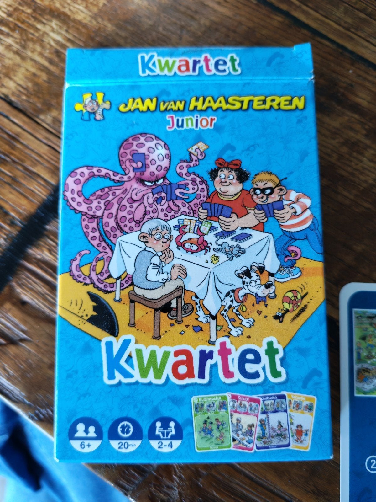 Jan van Haasteren Junior Kwintet Kaartspel, Hobby en Vrije tijd, Drie of vier spelers, Ophalen of Verzenden, Zo goed als nieuw