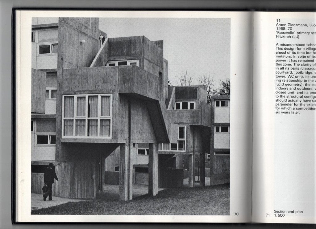 Architecture 70 / 80 in Switzerland ~ Werner Blaser ~ 1982, Verzenden, Gelezen, Architecten