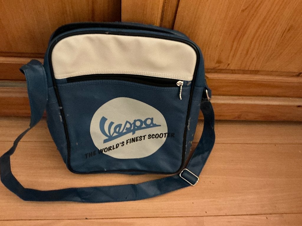 Te koop VESPA schoudertas, Ophalen of Verzenden, Gebruikt, Blauw, Overige merken