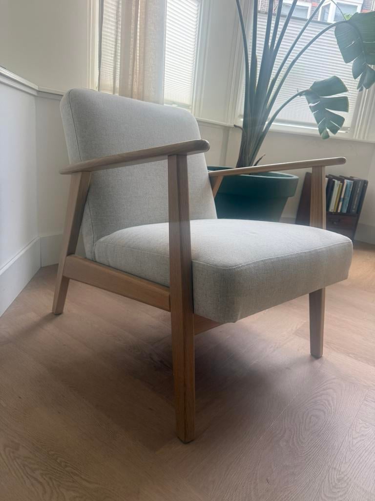 IKEA Ekenäset fauteuil, Huis en Inrichting, Fauteuils, Ophalen, Zo goed als nieuw, 75 tot 100 cm, 50 tot 75 cm