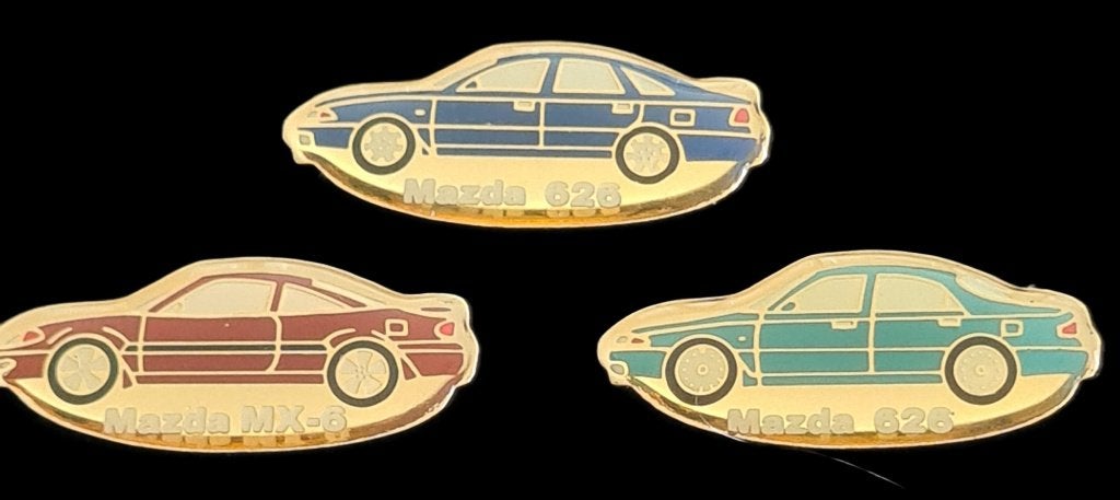 Mazda 626 en MX6 pins- serie van 3 kleuren, Verzenden, Nieuw, Transport, Speldje of Pin