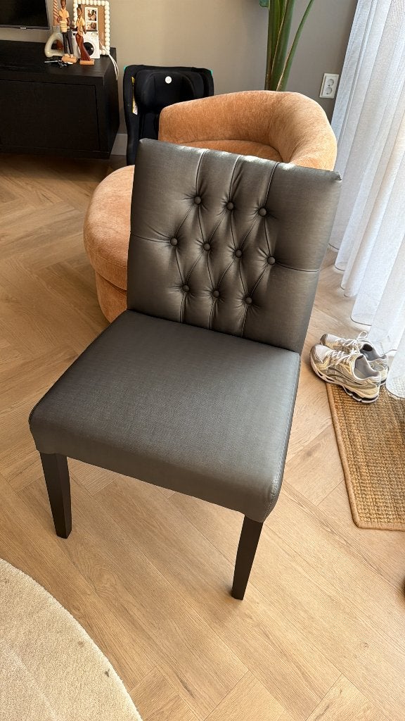 Eetkamersstoelen 6x, Ophalen, Gebruikt, Vijf, Zes of meer stoelen, Stof