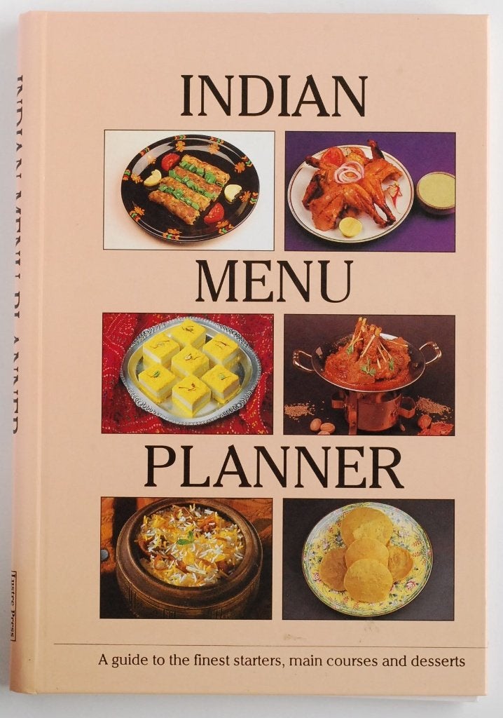 Indian menu planner - Engels kookboek India 1997, Verzenden, Zo goed als nieuw, Azië en Oosters