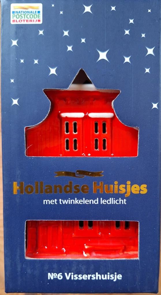 Postcodeloterij nummer 6 vissershuisje, Ophalen of Verzenden, Nieuw