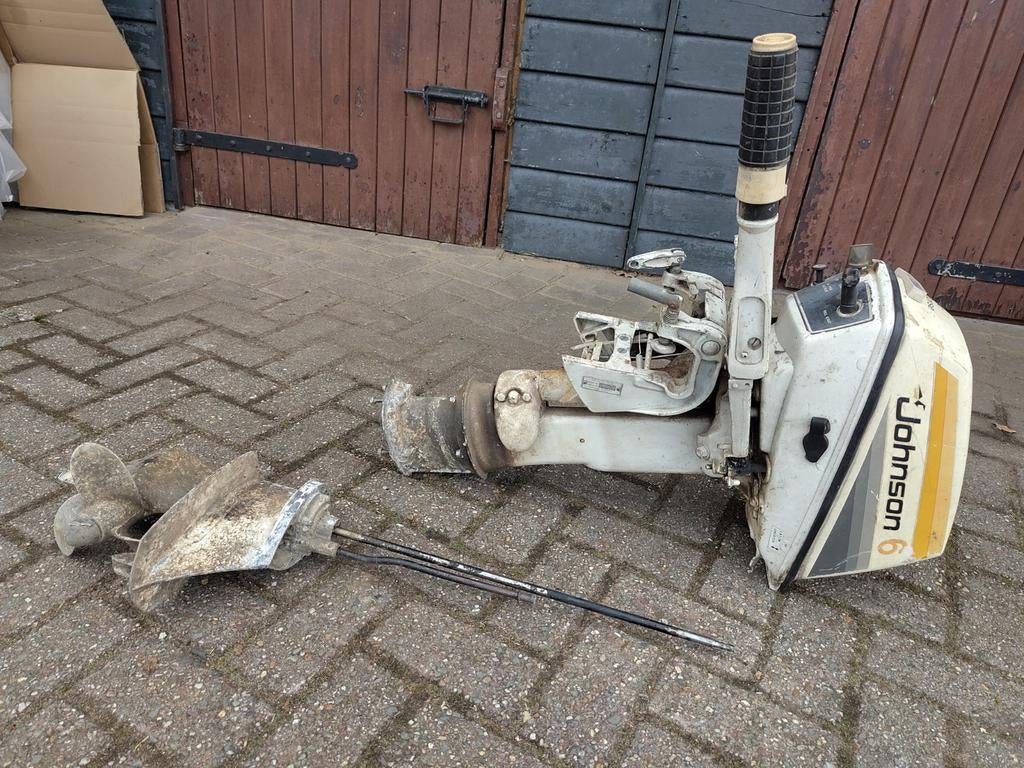 6 pk Johnson voor onderdelen, Ophalen of Verzenden, Gebruikt, Motor en Techniek, Zeilboot of Motorboot